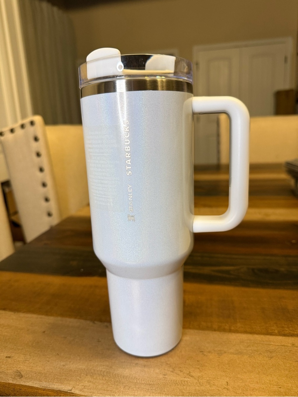 Sydney White Starbucks Travel Mug with Handle